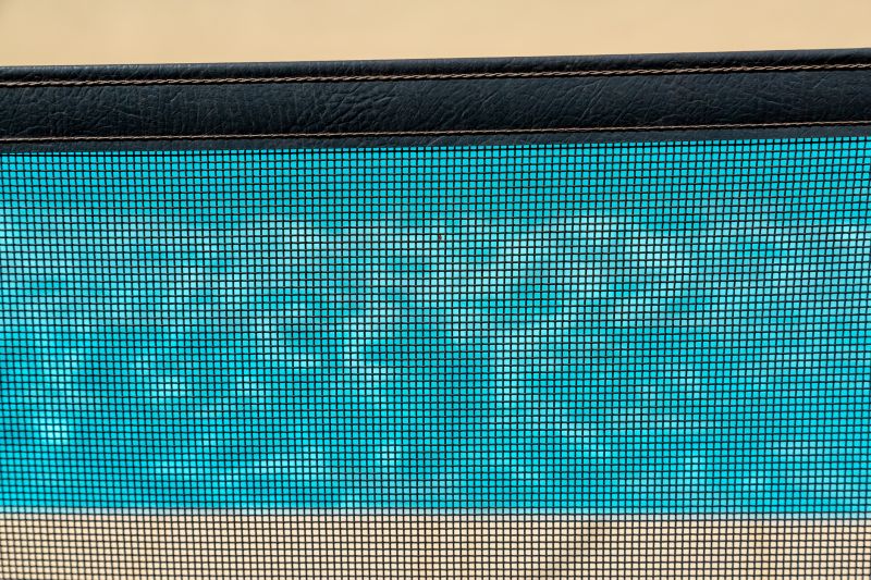 Wide View of Mesh Pool Fences